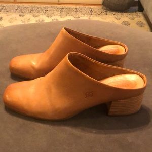Born shoes. Size 11. Tan leather. Agata  mules